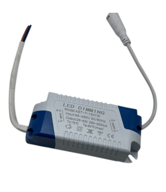 Dimbare driver 7-15W voor 12-008