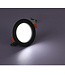 Spot LED noir extra plat scie 80mm diamètre 108mm IP44 9W dimmable