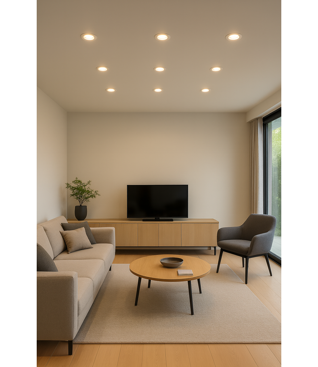 GU10 inbouwspot zaagmaat 75mm wit design