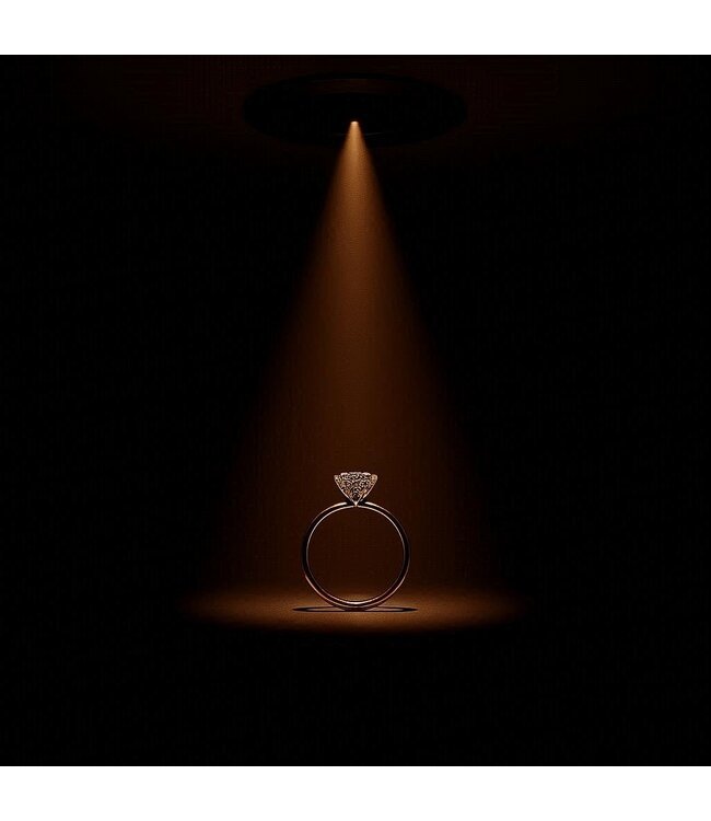 LED spot 8 graden of 15 graden 7W wit zaagmaat 75mm