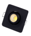 Mini spot orientable carré 55x55mm 3W blanc, noir