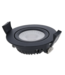 Spot LED encastrable effet bougie IP65 noir 5W/7W TCC Ø 83mm SDB ou extérieur