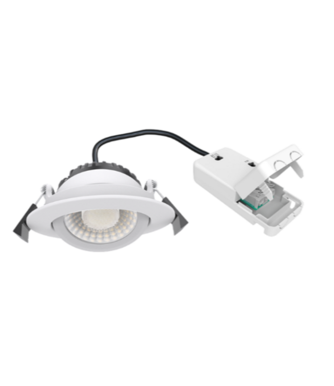 Spot LED encastrable dim to warm blanc IP65 5W/7W TCC extra plat
