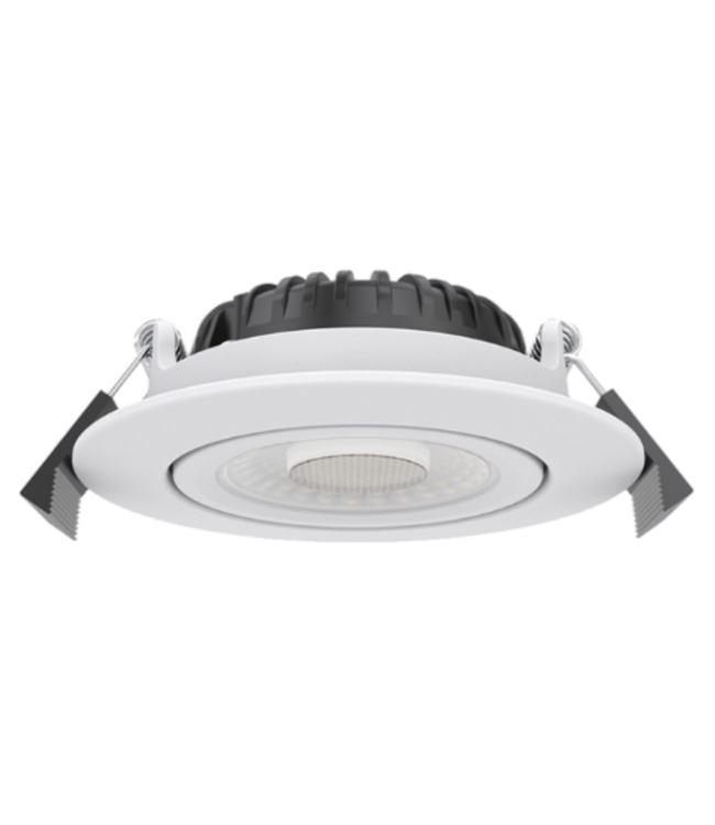 Spot LED encastrable dim to warm blanc IP65 5W/7W TCC extra plat