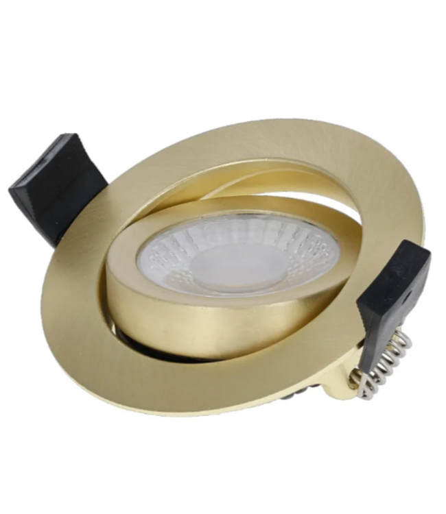 Dim to warm spot inbouw IP65 5W/7W goud ondiep CCT zaagmaat 75mm