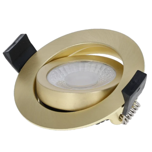 IP65 inbouwspot badkamer goud dim to warm richtbaar zaagmaat 75mm