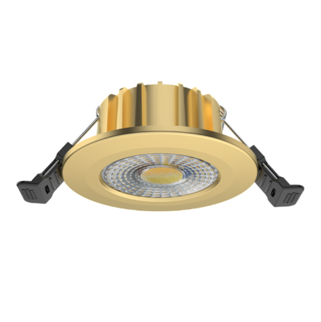 CCT inbouwspot messing 6W IP65 32mm hoog