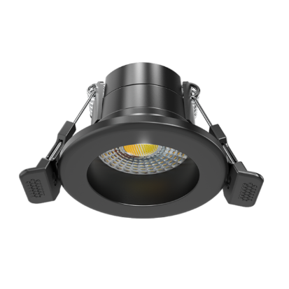 Meubel inbouwspot IP65 zaagmaat 40mm diameter 55mm zwart CCT