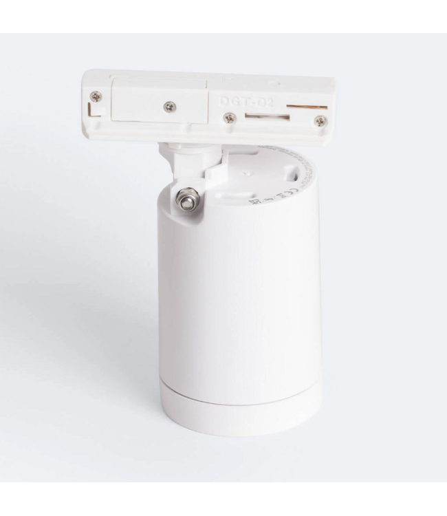 Spot sur rail blanc ou noir GU10 monophase