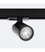 Spot sur rail blanc ou noir GU10 monophase