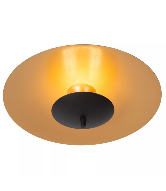 Plafondlamp zwart koper Ø 35 cm design 9W dimbaar