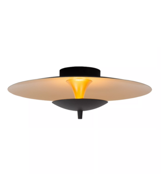 Plafondlamp zwart koper Ø 35 cm design 9W dimbaar