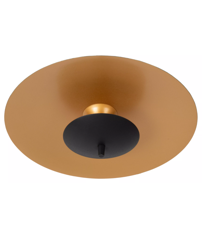 Plafondlamp zwart koper Ø 35 cm design 9W dimbaar