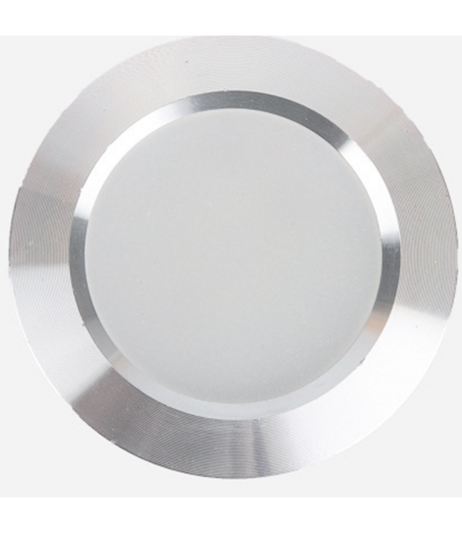 Spot LED encastrable plafond extra plat 3W 12V scie 60mm gris