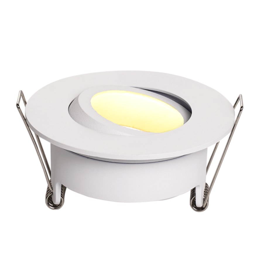 Spot LED Encastrable Gradable Tactile - 2,5W - 12V DC - Pour Trou Rond De 60mm - Installation Facile
