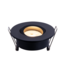 Spot encastrable orientable salle de bain GU10 IP65 noir scie 70mm