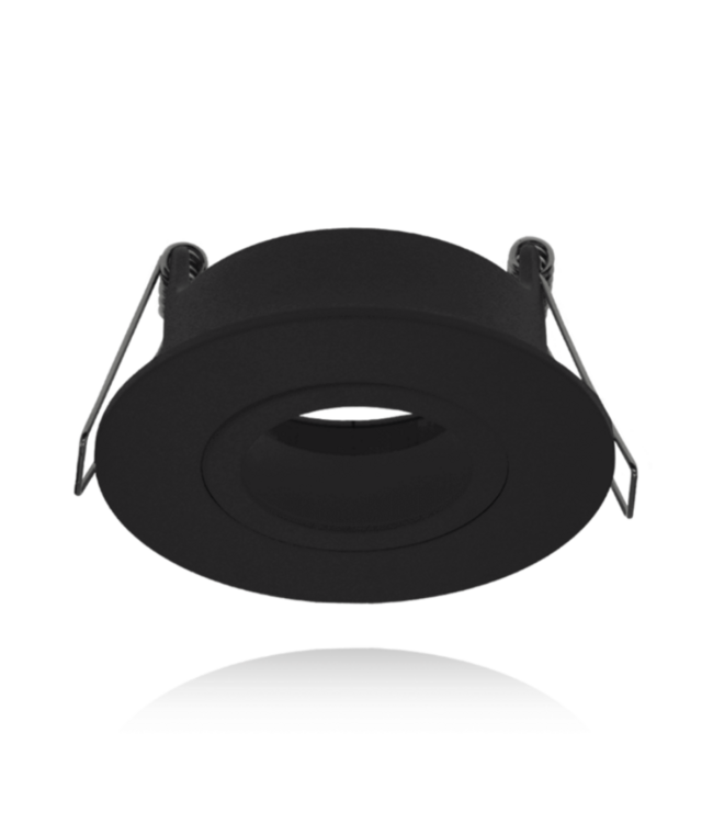 Inbouwspot buiten ip65 gu10 zwart kantelbaar zaagmaat 70mm