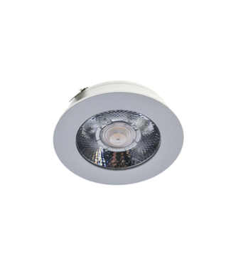 Spot LED encastrable extra plat 12V IP44 extérieur blanc 3W