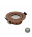 Spot encastrable bronze 6W TCC IP65 SDB dimmable scie 70mm