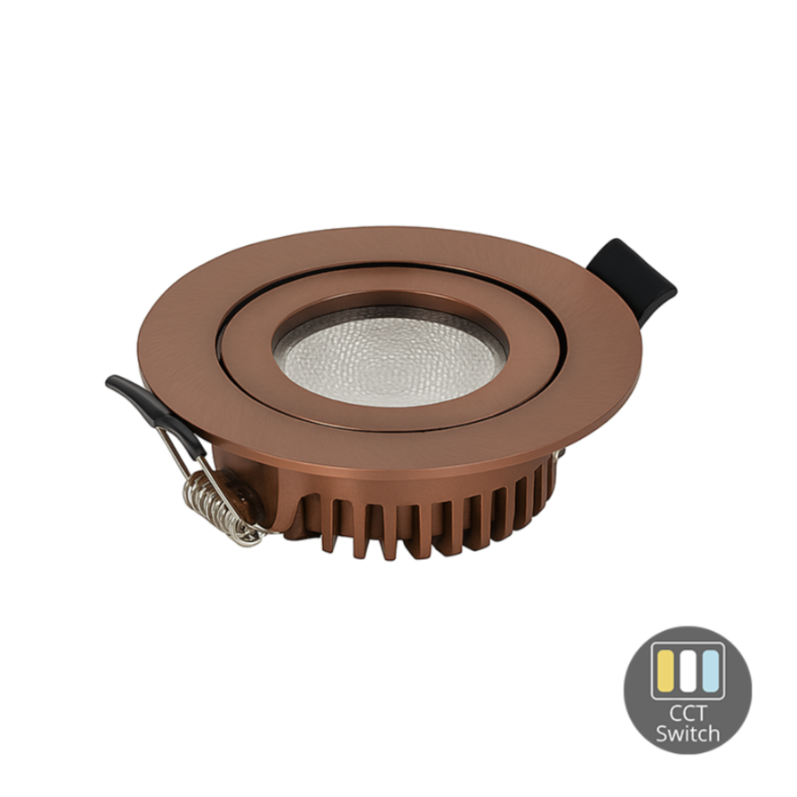 Spot koper 6W CCT IP65 diameter 82mm