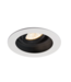 Spot encastrable perçage 90mm GU10 blanc intérieur noir