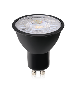 LED spot 5W zwart dimbaar GU10