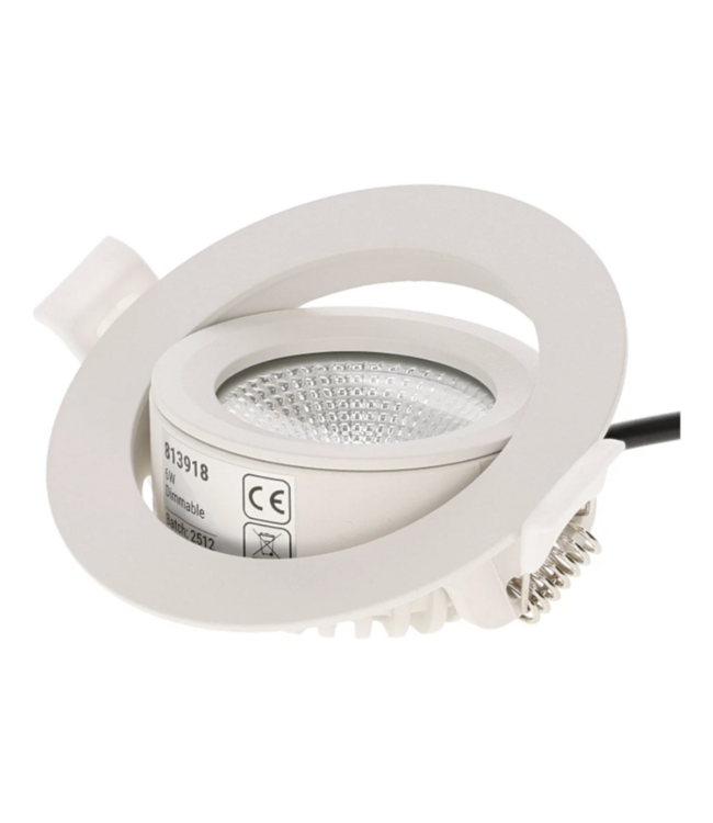 Inbouwspot zaagmaat 68mm 4W/6W CCT IP65 richtbaar 26mm hoog