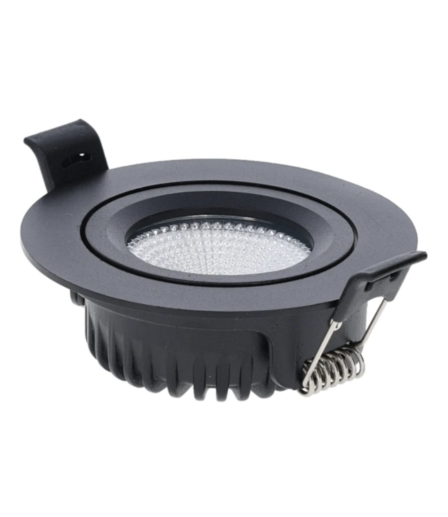 Spot noir orientable IP65 4W/6W CCT sciage 68mm