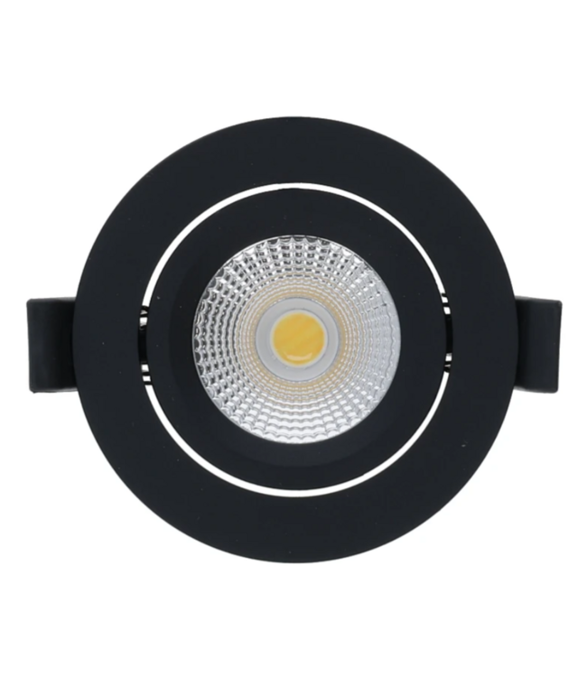 Spot noir orientable IP65 4W/6W CCT sciage 68mm