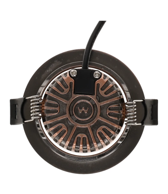 Spot encastrable cuivre orientable ip65 4W/6W TCC sciage 68mm