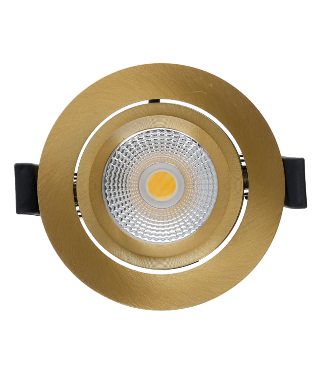 LED spot messing 4W/6W IP65 CCT zaagmaat 68mm richtbaar