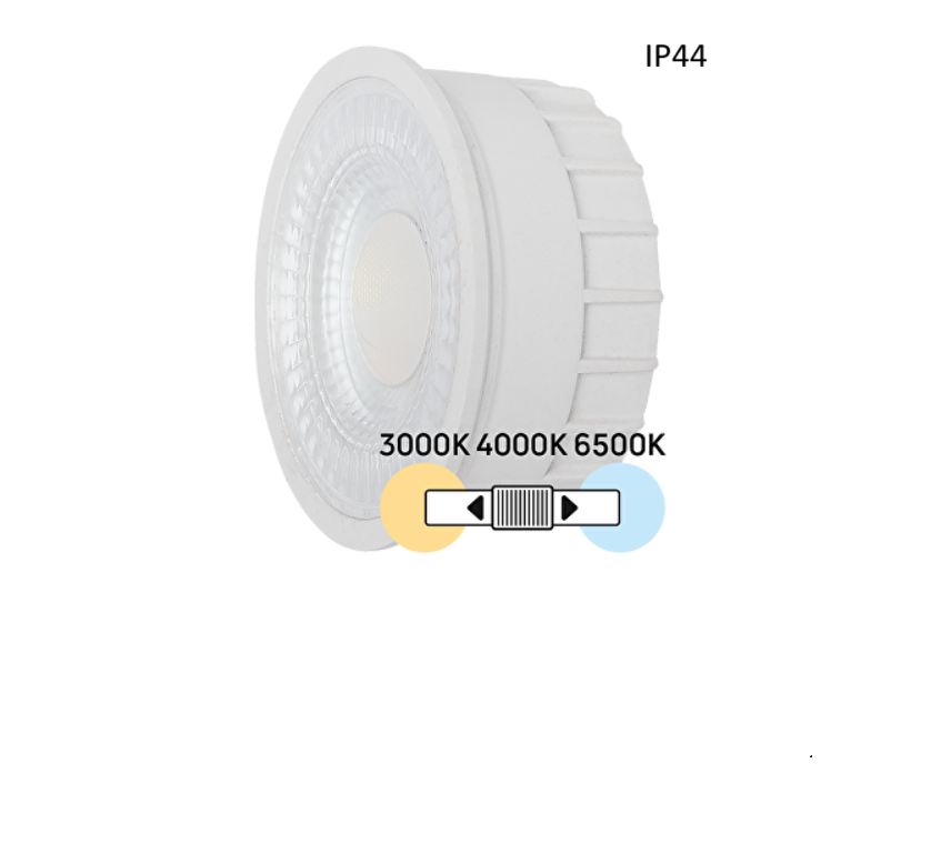Lage IP44 CCT LED module voor plafonds met lage inbouwdiepte