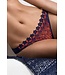 SALE S -M -XL - Triangel Bikini Blauw Oranje - Broekje