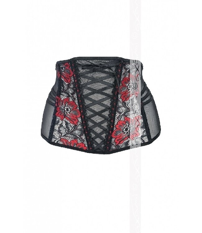 Axami Rood Zwarte Lingerie Gordel