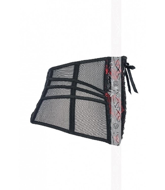 Axami Rood Zwarte Lingerie Gordel