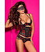 Axami Rood Zwarte Lingerie Gordel