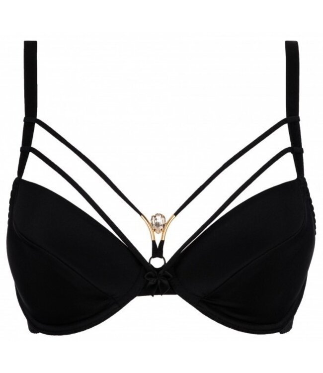 Axami  Push Up BH met Bandjes in Rood en Zwart