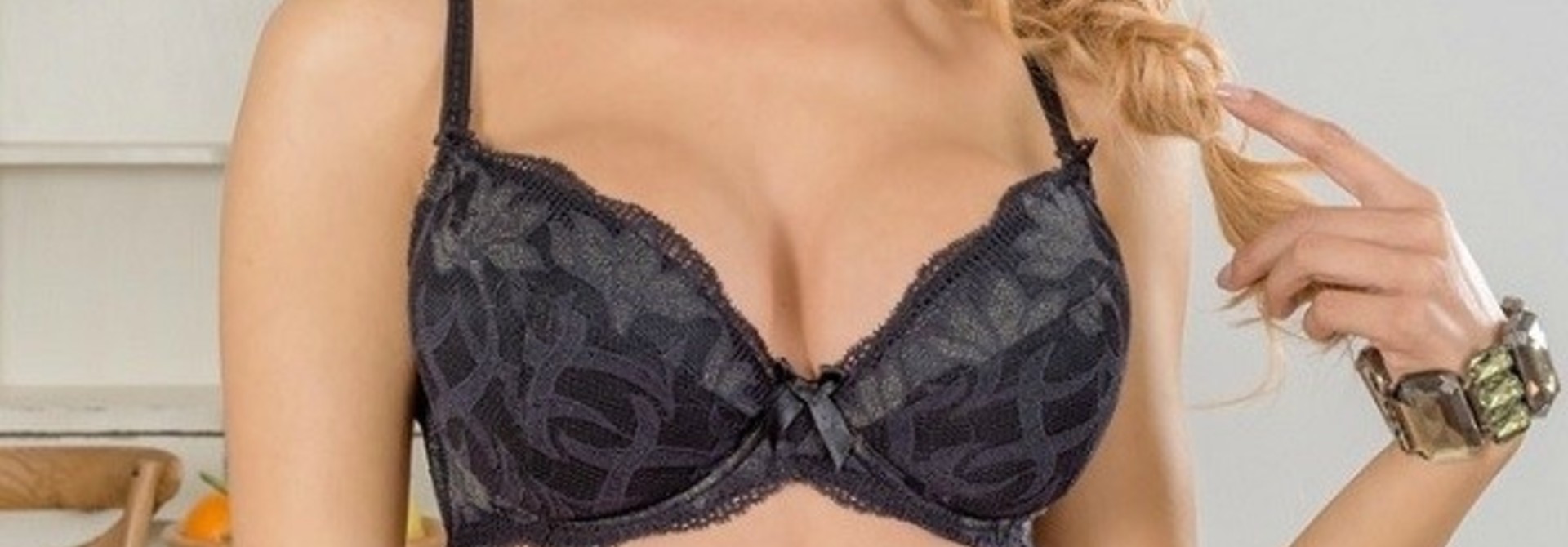 Zwarte Kanten Slip
