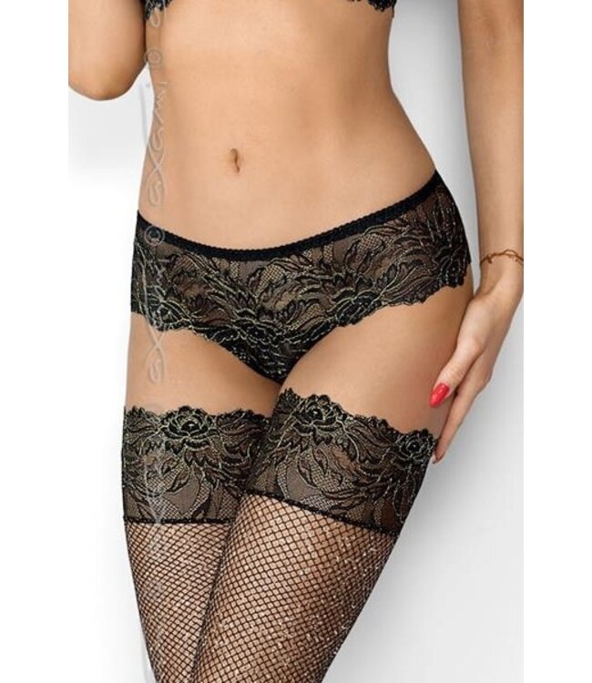 Axami Brazilian String Zwart met Goud