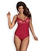 Obsessive SALE S/M Donkerrode Stringbody Roswita