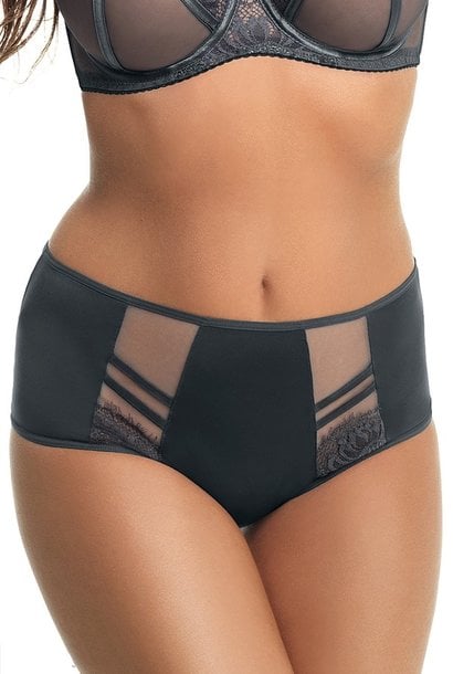 SALE S - 4XL - Donkergrijze Hipster hoger model