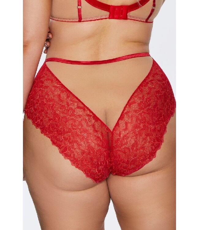 SALE S - Rood kanten broekje met tule