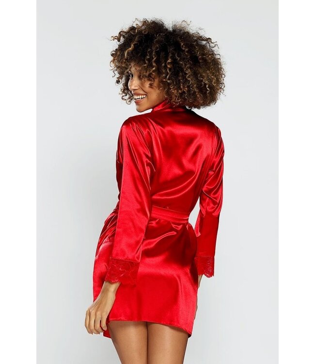 DKaren Rode Kimono Satijn in eigen maat