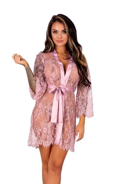 Mesh roze Kimono Shera