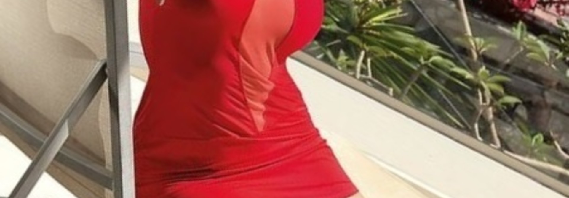 Rood Sexy lingeriejurkje