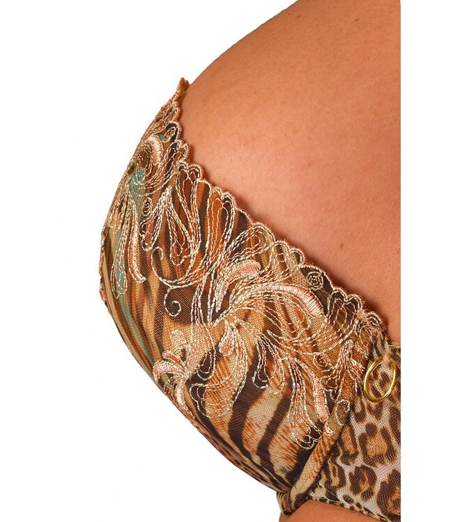 Sawren SALE 75D - Herfstkleurige Push Up Beha Latte