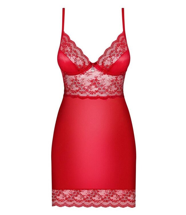 Obsessive SALE S/M Rood Glanzend Jurkje Nova Lovica