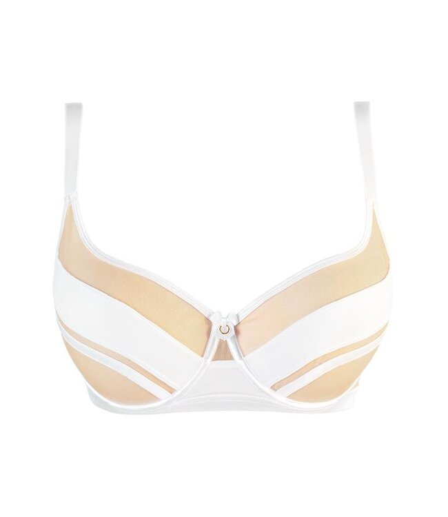 Axami Doorzichtige beha met witte afwerking Alice