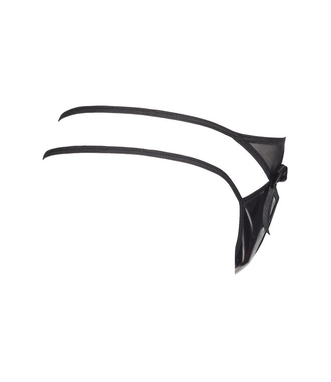 Axami String Shiny Fancy - zwart