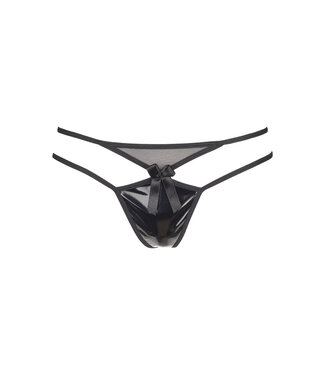 Axami String Shiny Fancy - zwart